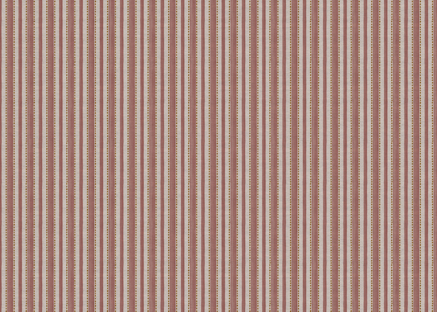 Kelso Stripe linen union fabric in Pink