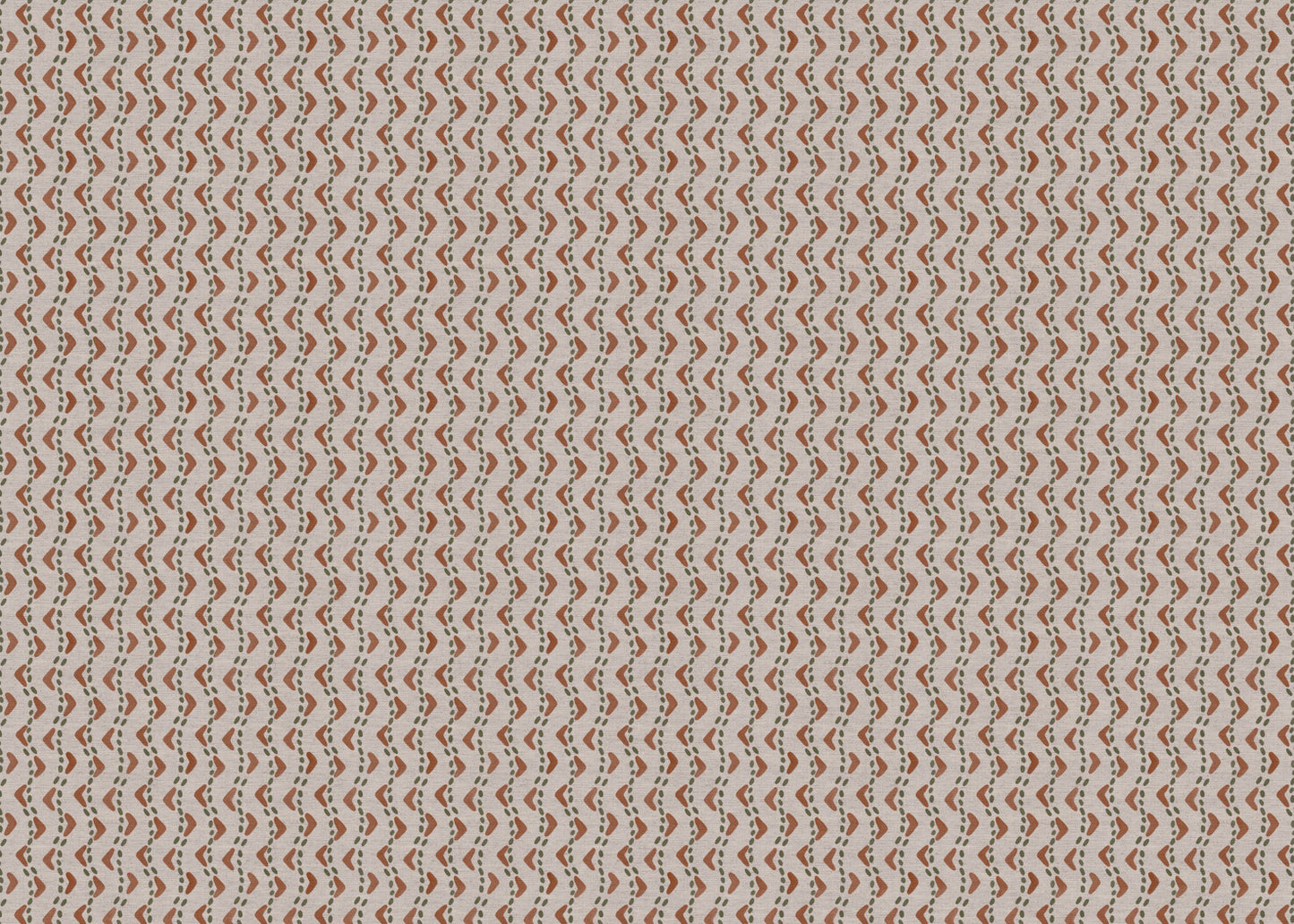 Braemar linen union fabric in Rust