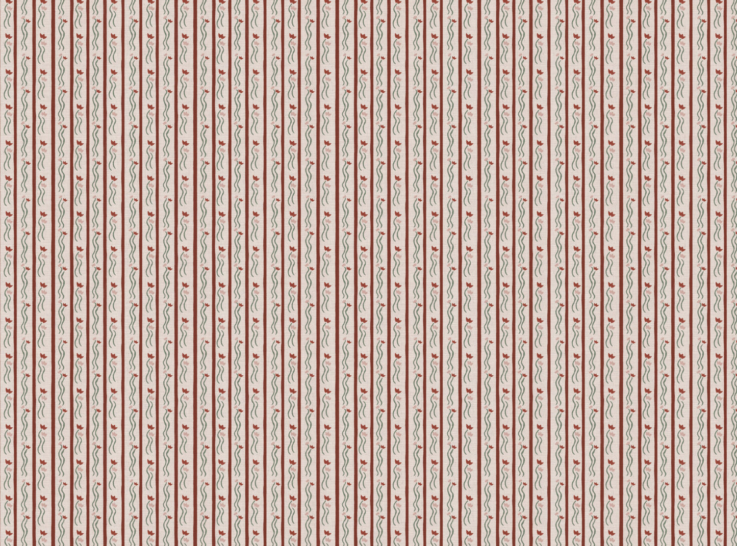 Jive Stripe Fabric in Red