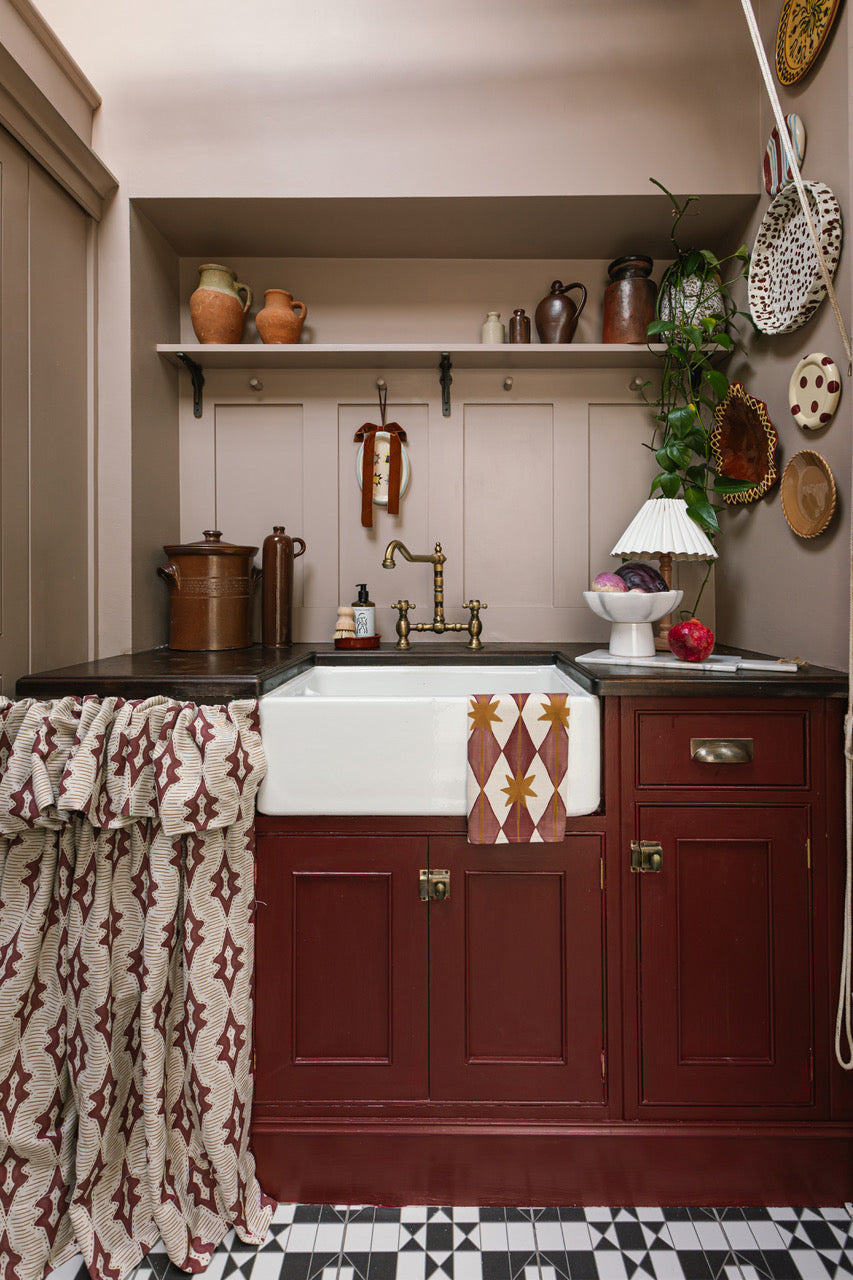 Period Utility Room Inspiration: Stylist Sara Austin Designs with Ashleigh Mercia Fabrics