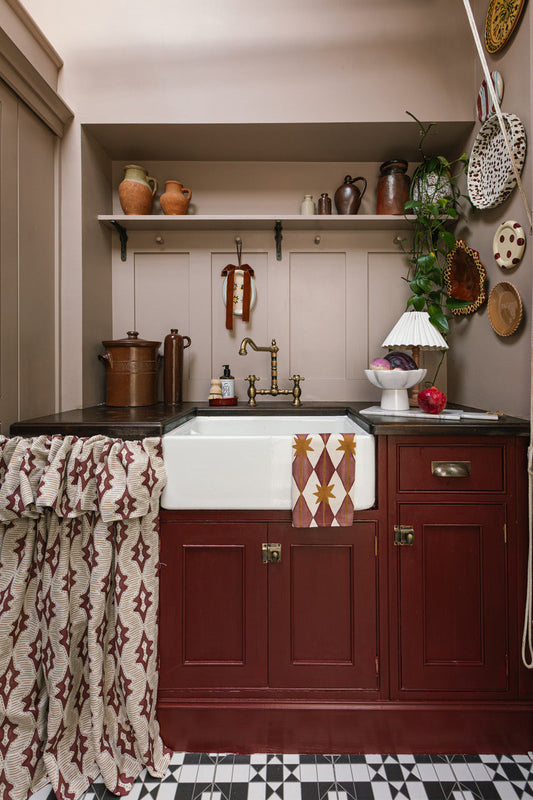 Period Utility Room Inspiration: Stylist Sara Austin Designs with Ashleigh Mercia Fabrics