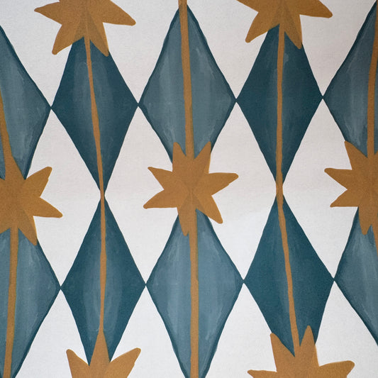 Starfall wallpaper in Blue