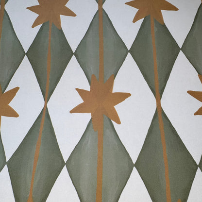 Starfall wallpaper in Green