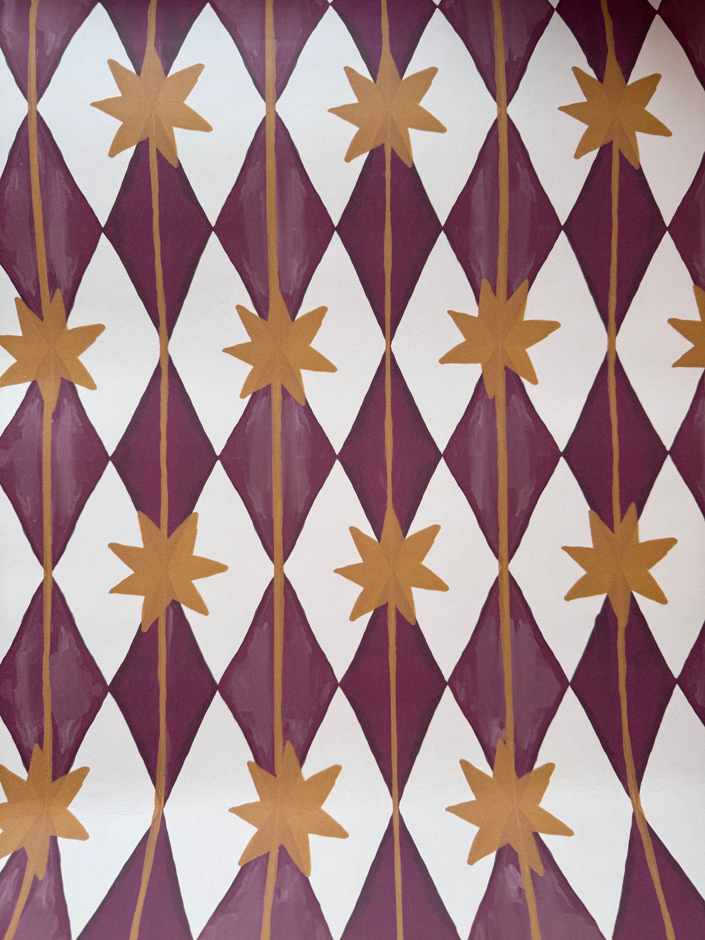 Starfall wallpaper in Blackcurrant