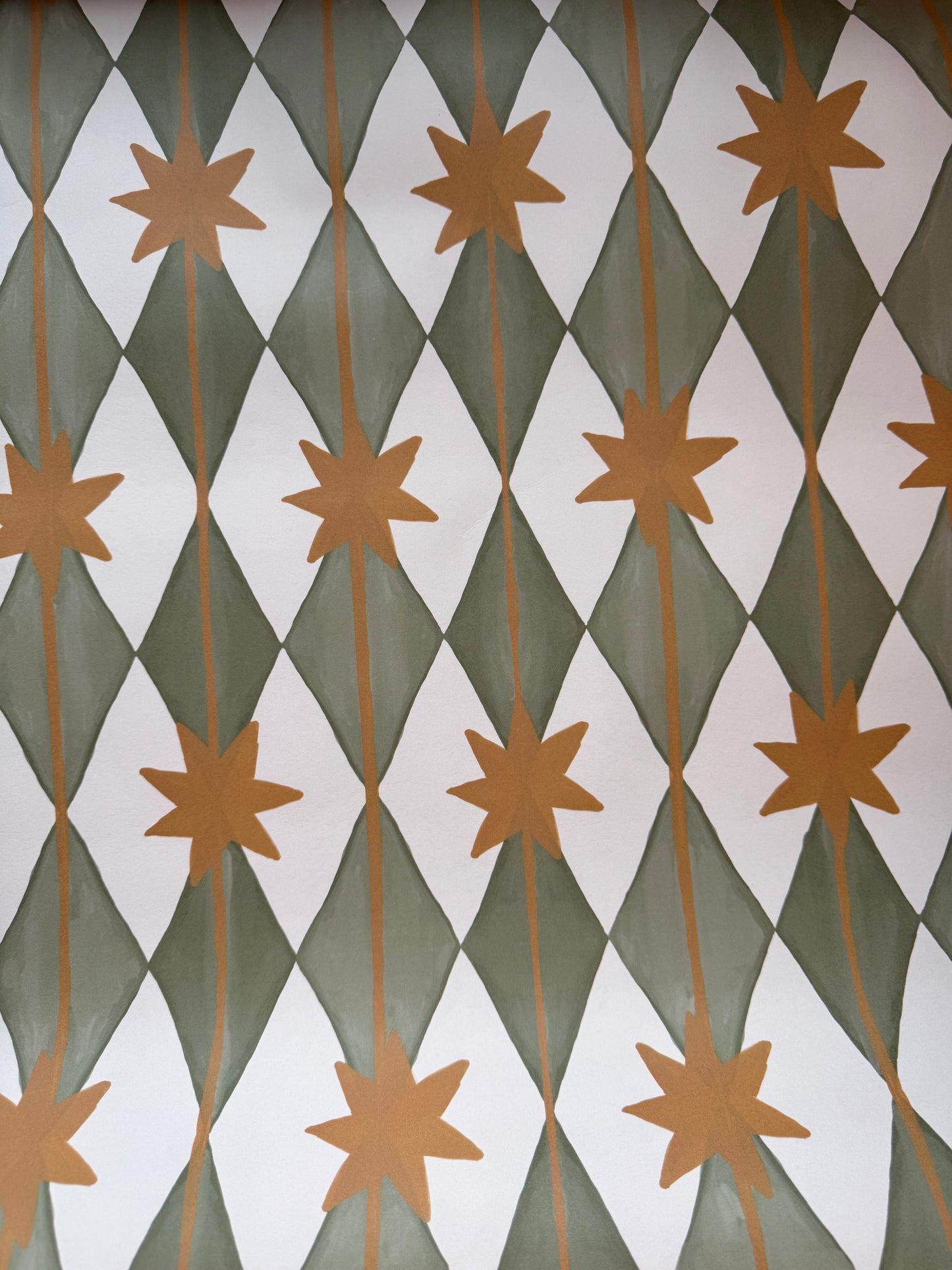 Starfall wallpaper in Green