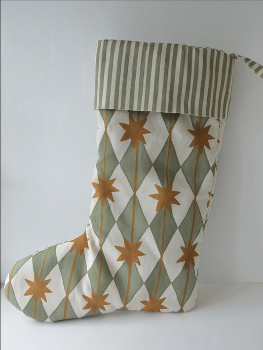 Christmas Stocking in Green