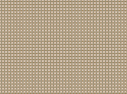 Starfall Check printed cotton, linen union fabric in Green