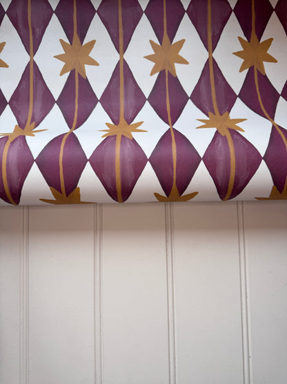 Starfall wallpaper in Blackcurrant