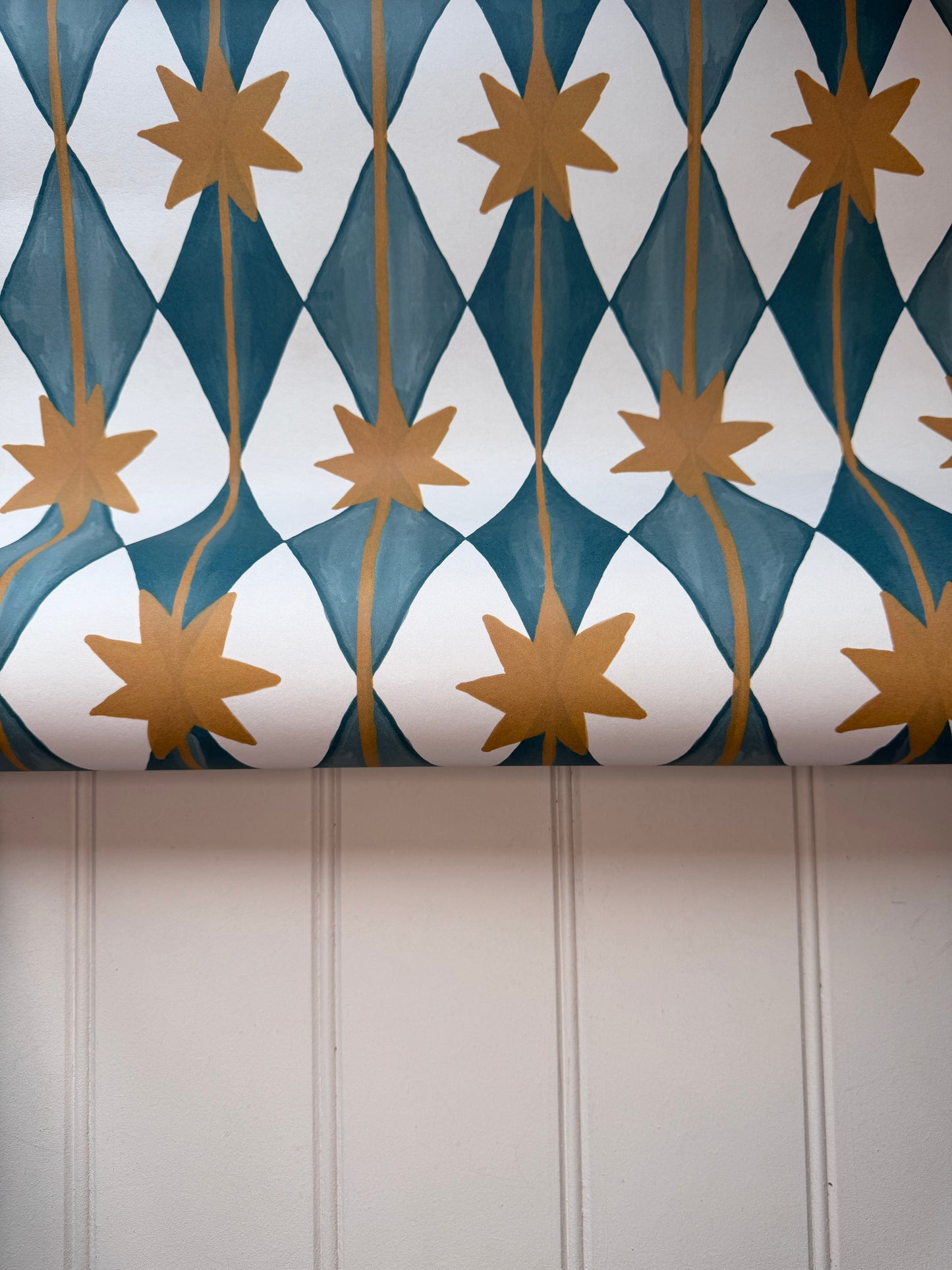 Starfall wallpaper in Blue