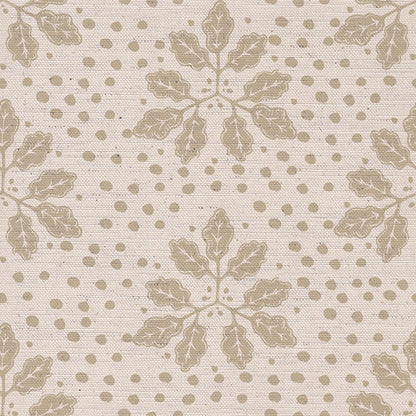 Autumn’s End Fabric printed cotton, linen union fabric Oatmeal