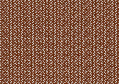 Kelp Drift linen union fabric in Rust