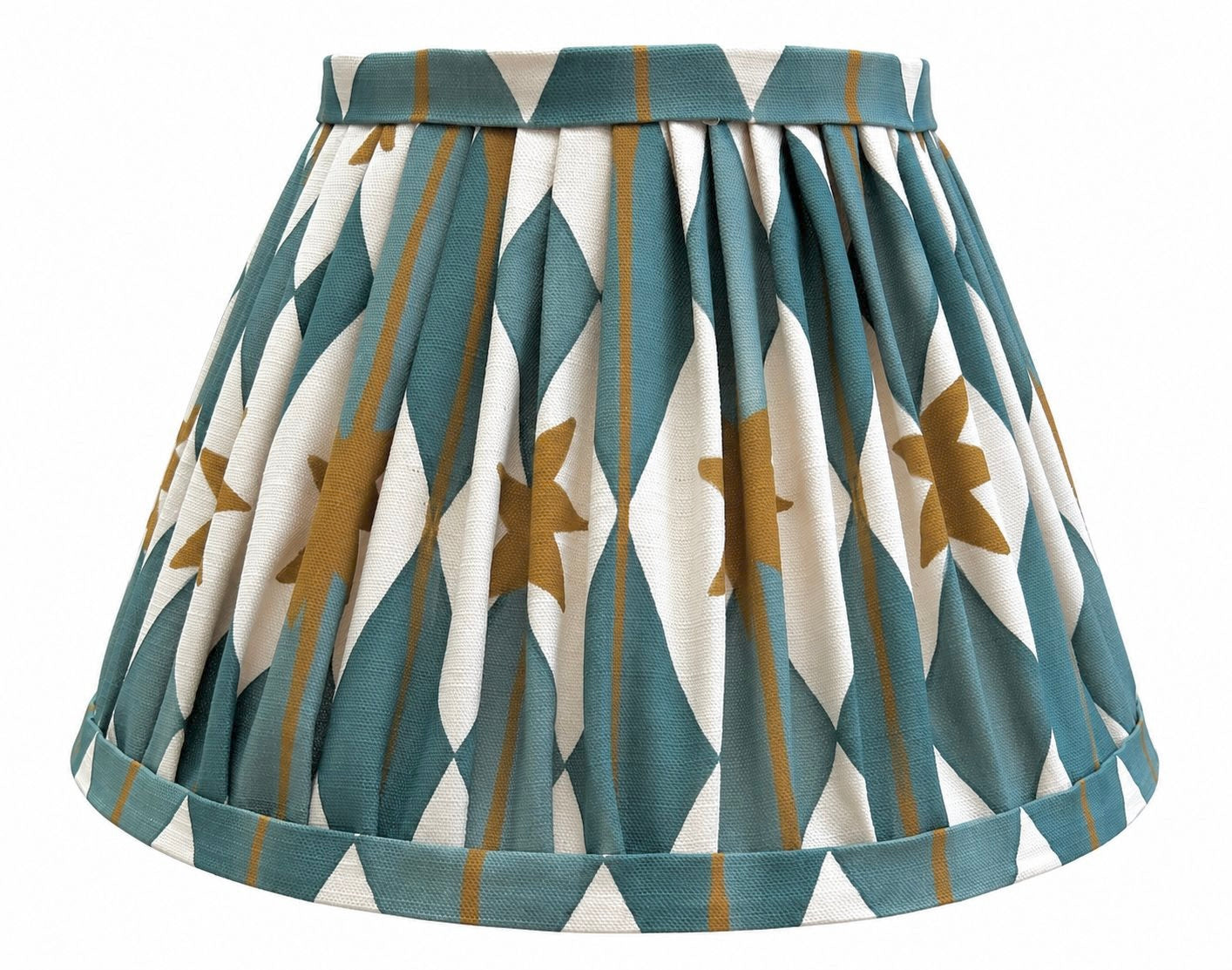 Custom gathered lampshade