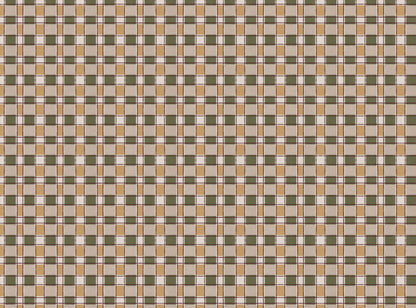 Artistic Check Upholstery Fabric in Green and yellow