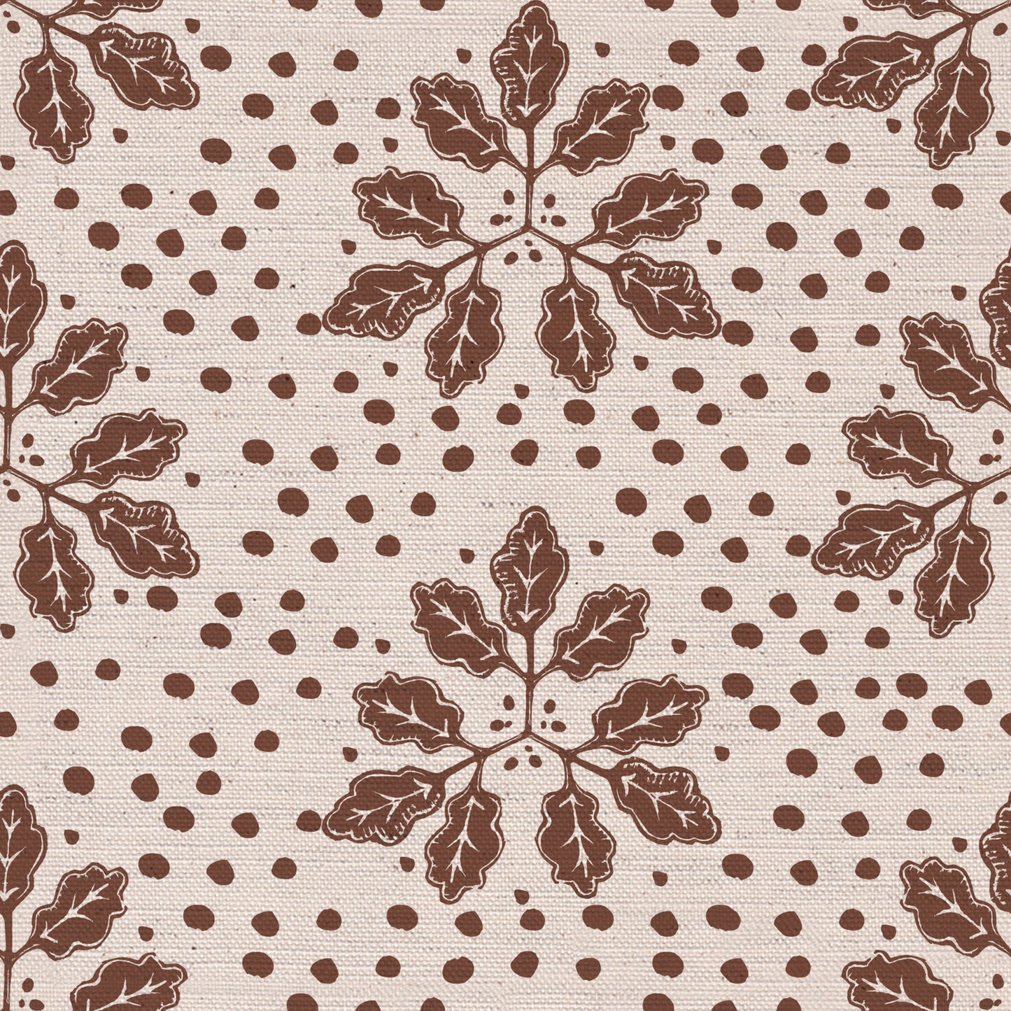 Autumn’s End Fabric Conker Brown