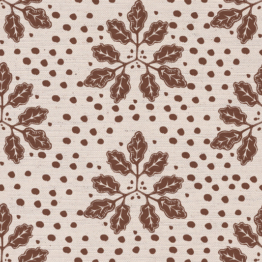 Autumn’s End Fabric Conker Brown