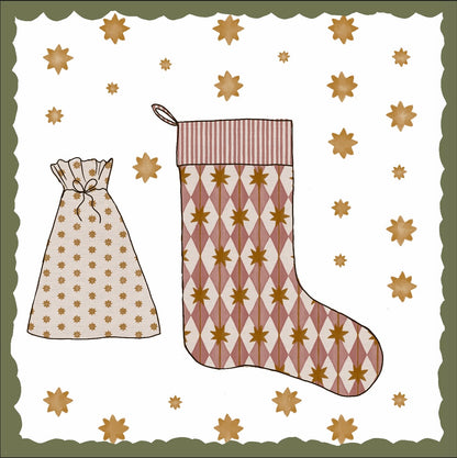 Christmas Stocking in Pink