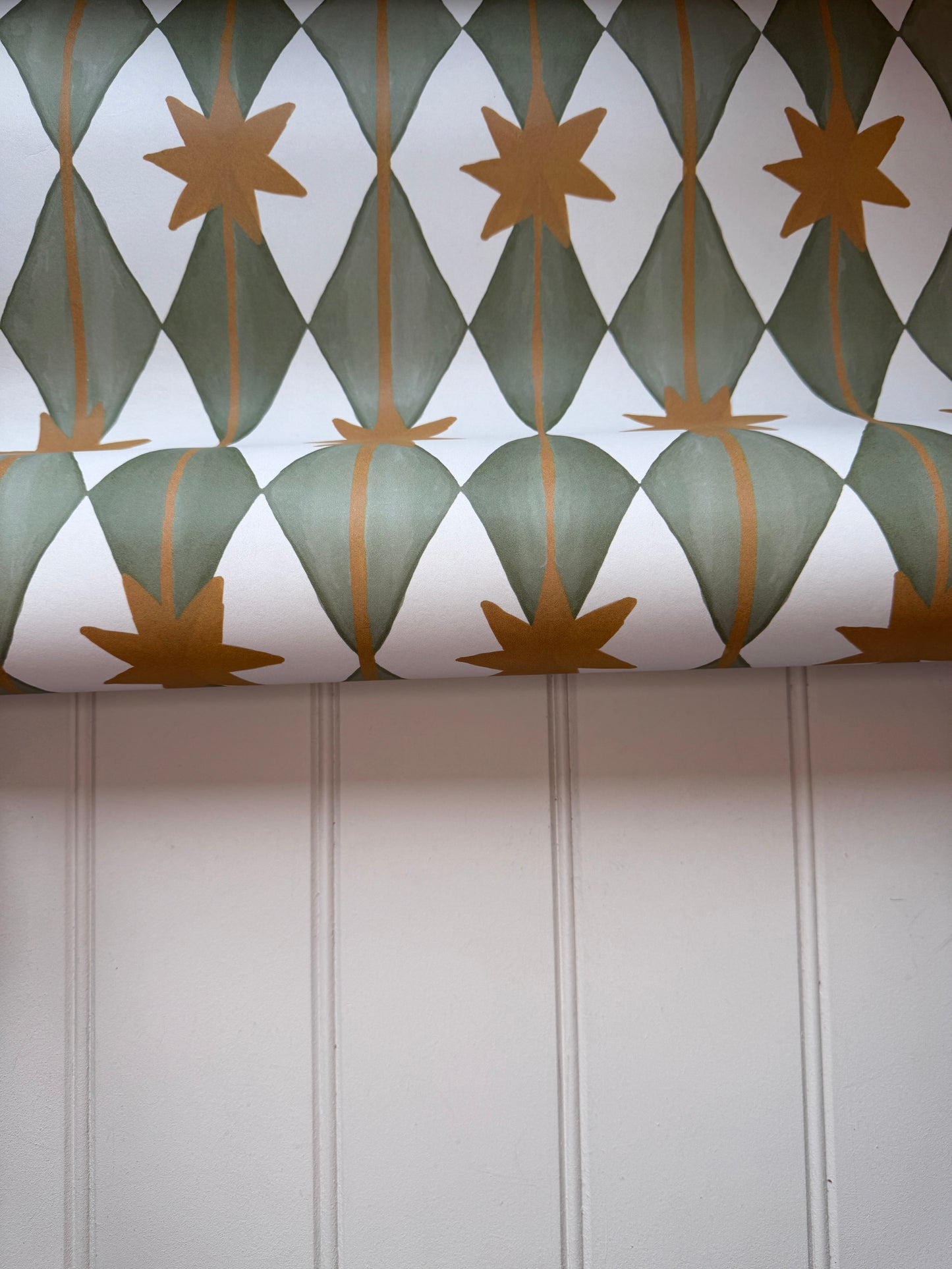 Starfall wallpaper in Green