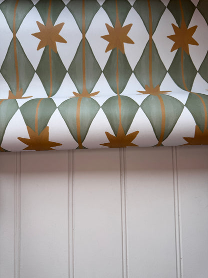 Starfall wallpaper in Green