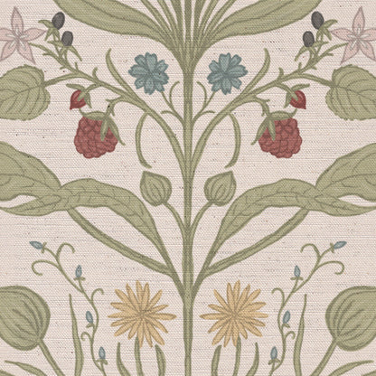 Late Summer Ramble printed cotton, linen union fabric