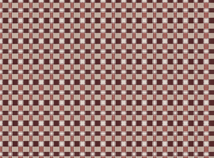 Artistic Check Upholstery Fabric in burgundy and pink