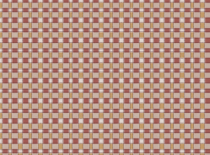 Artistic Check Upholstery Fabric in pink and yellow