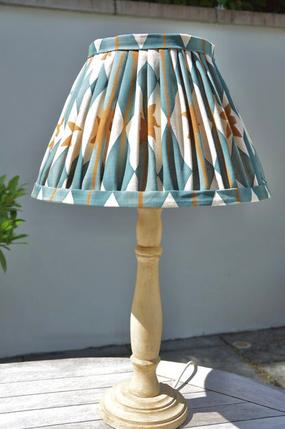 Custom gathered lampshade