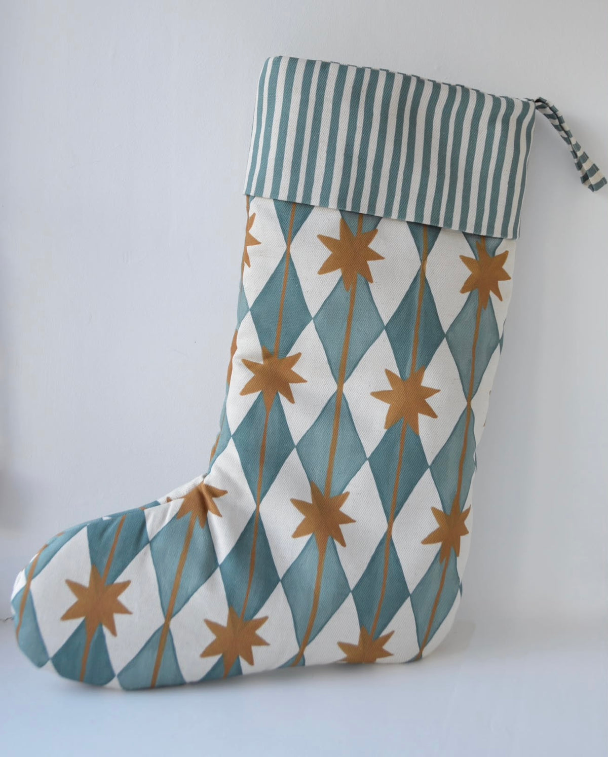 Christmas Stocking in Blue