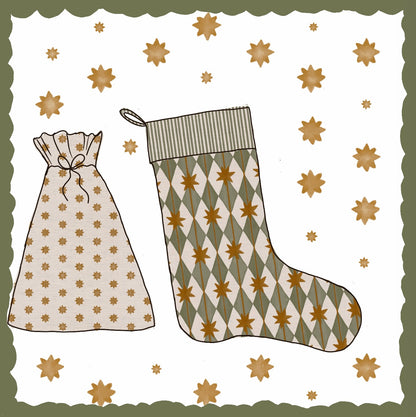 Christmas Stocking in Green
