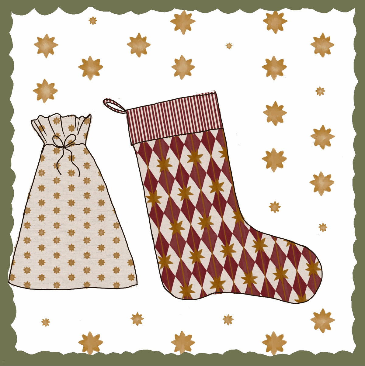 Christmas Stocking in Red