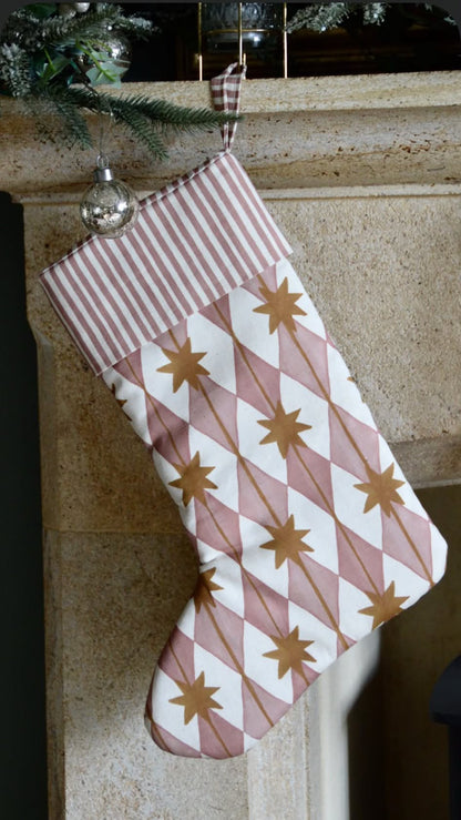 Christmas Stocking in Pink