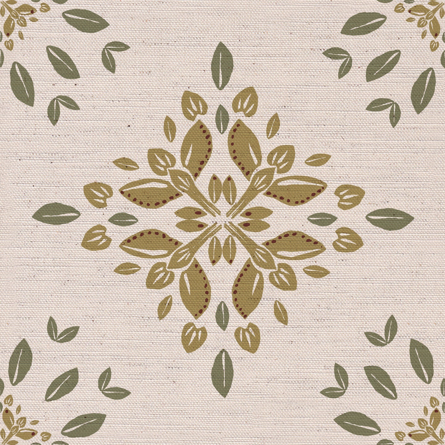 Cottage Garden in Gold