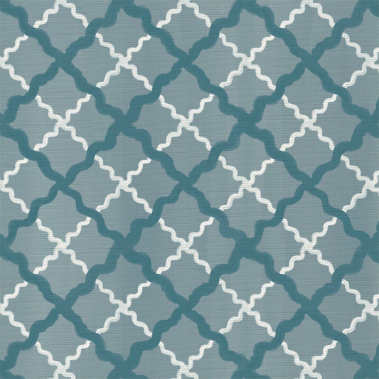 Skye Trellis in Blue