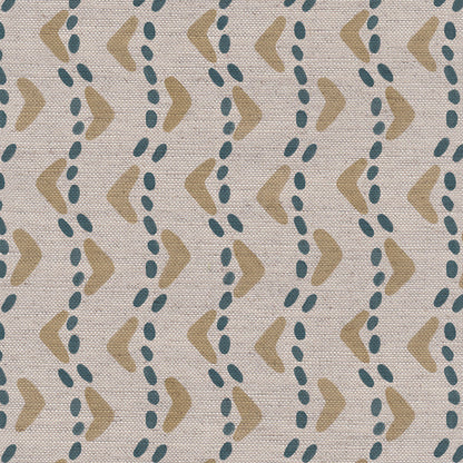 Braemar linen union fabric in Soft Yellow