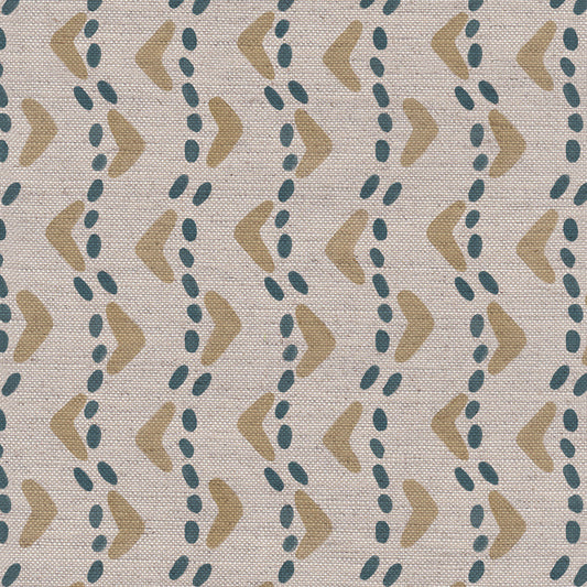 Braemar linen union fabric in Soft Yellow