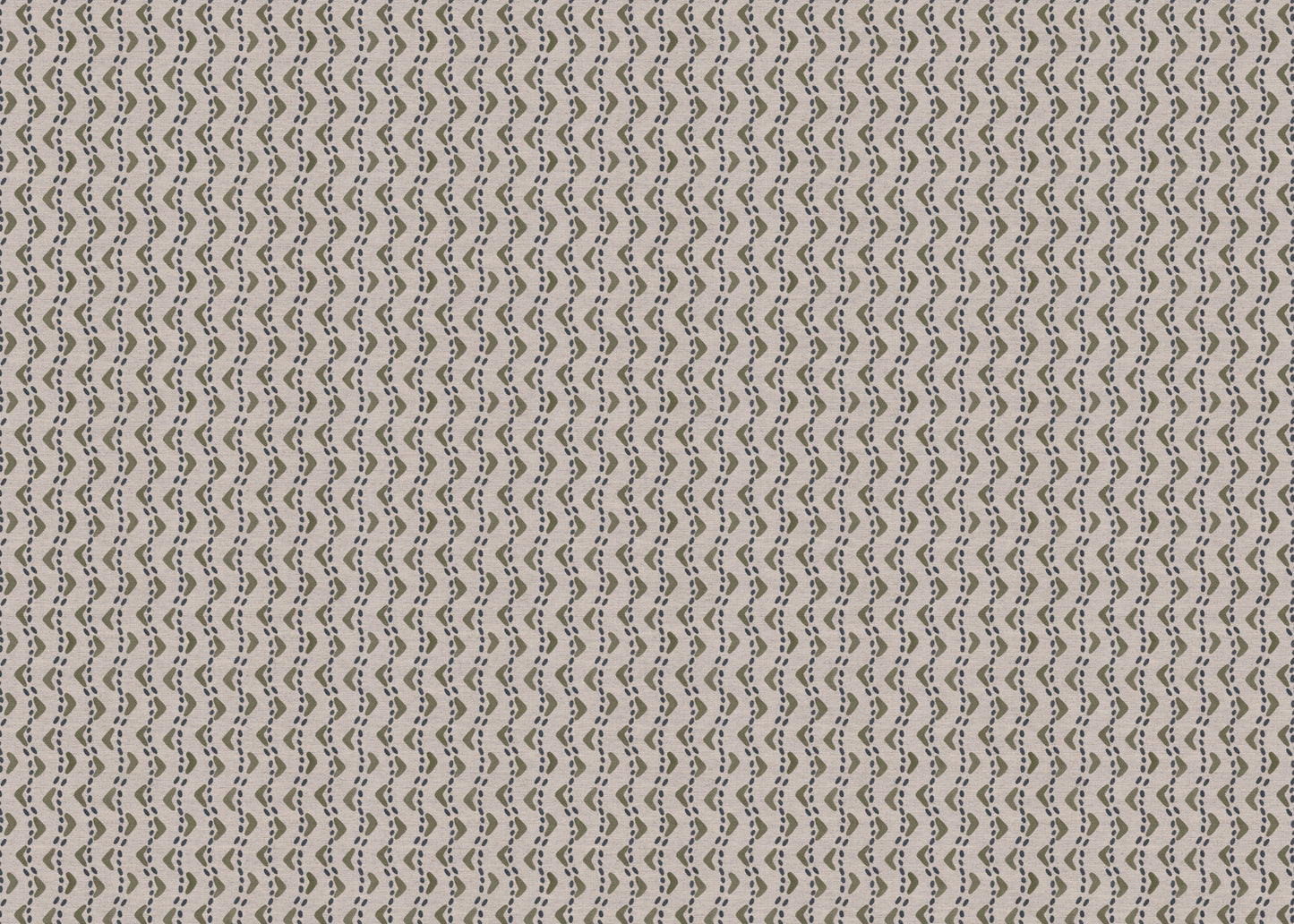Braemar linen union fabric in Green