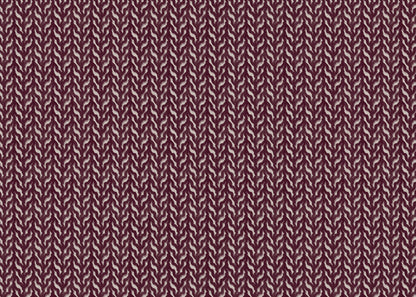 Kelp Drift linen union fabric in Blackcurrant