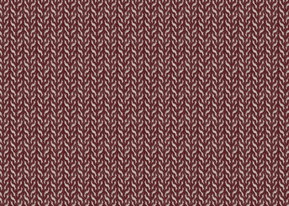 Kelp Drift linen union fabric in Raspberry