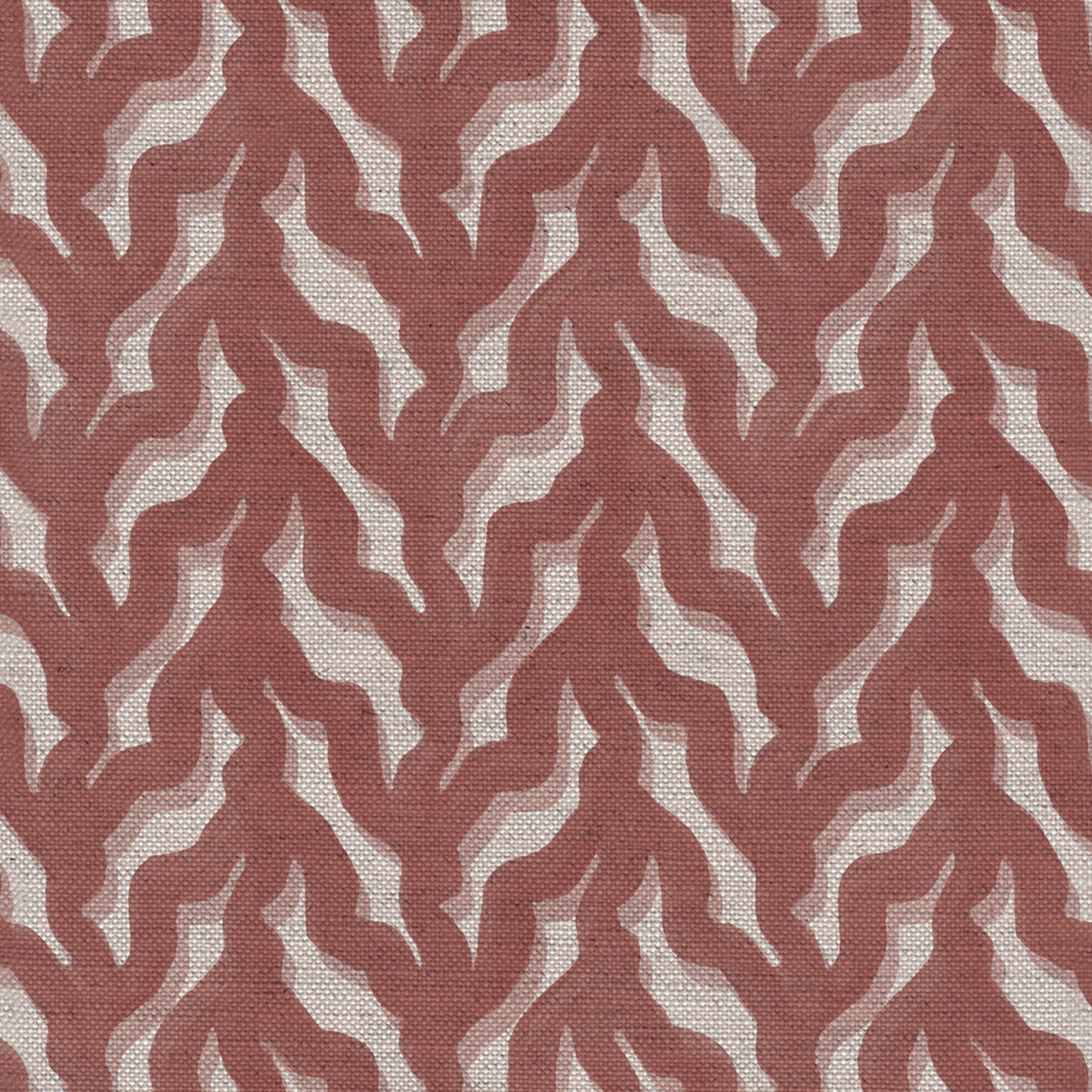 Kelp Drift linen union fabric in Pink