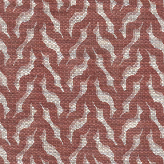 Kelp Drift linen union fabric in Pink