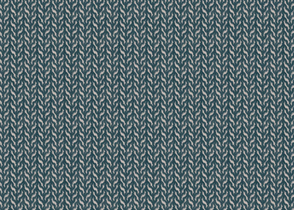 Kelp Drift linen union fabric in Sea Blue