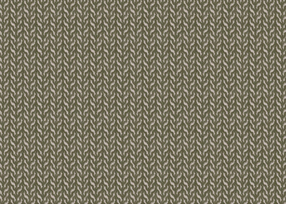 Kelp Drift linen union fabric in Green