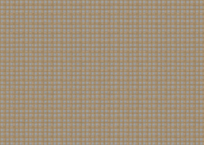 Kelso check linen union fabric in Soft Yellow