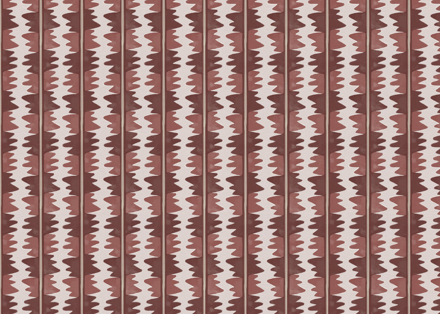 Jigzag FR Contract upholstery fabric in Pink