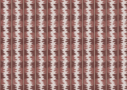 Jigzag FR Contract upholstery fabric in Pink