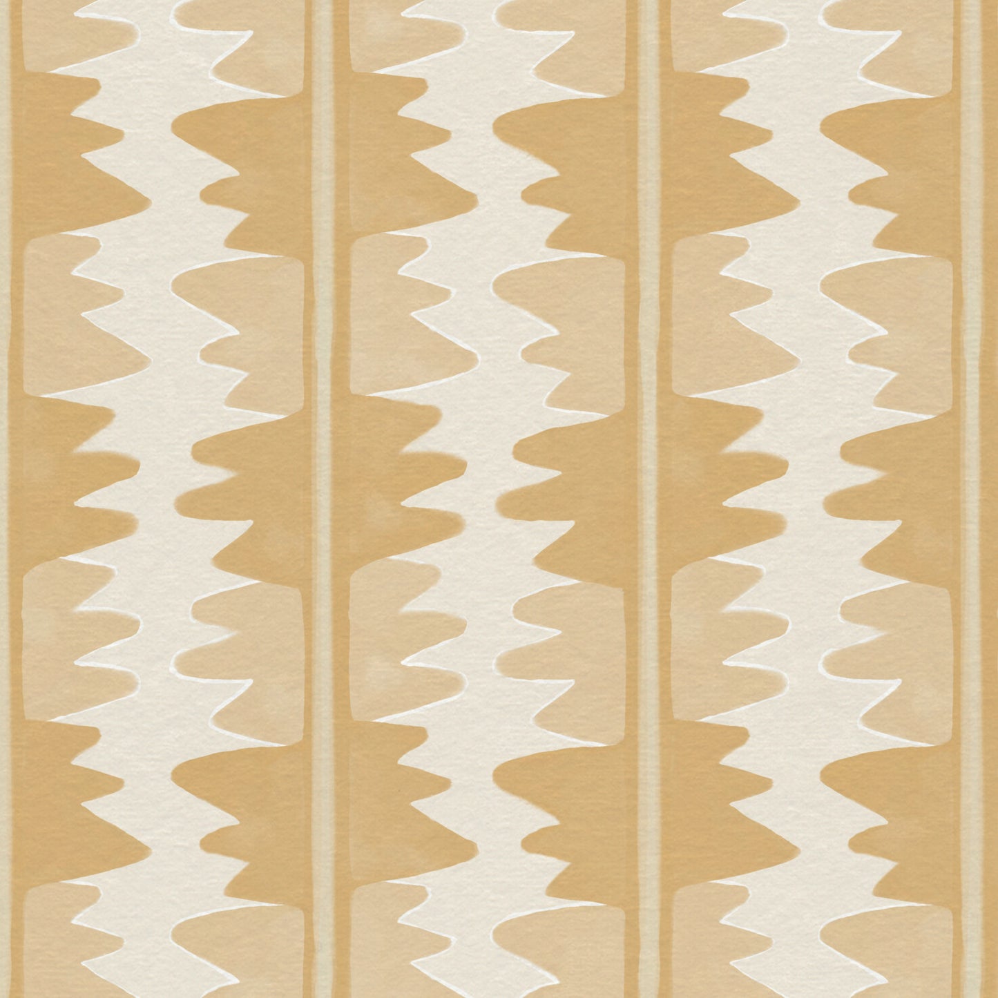 Jigzag FR Contract upholstery fabric in Yellow