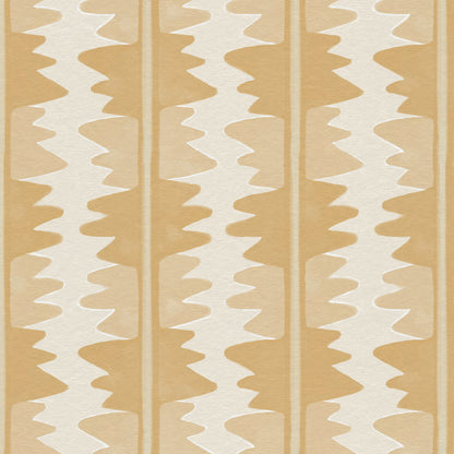 Jigzag FR Contract upholstery fabric in Yellow