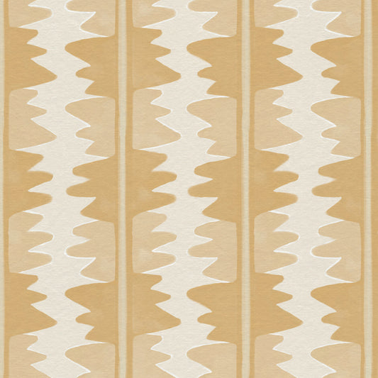 Jigzag FR Contract upholstery fabric in Yellow
