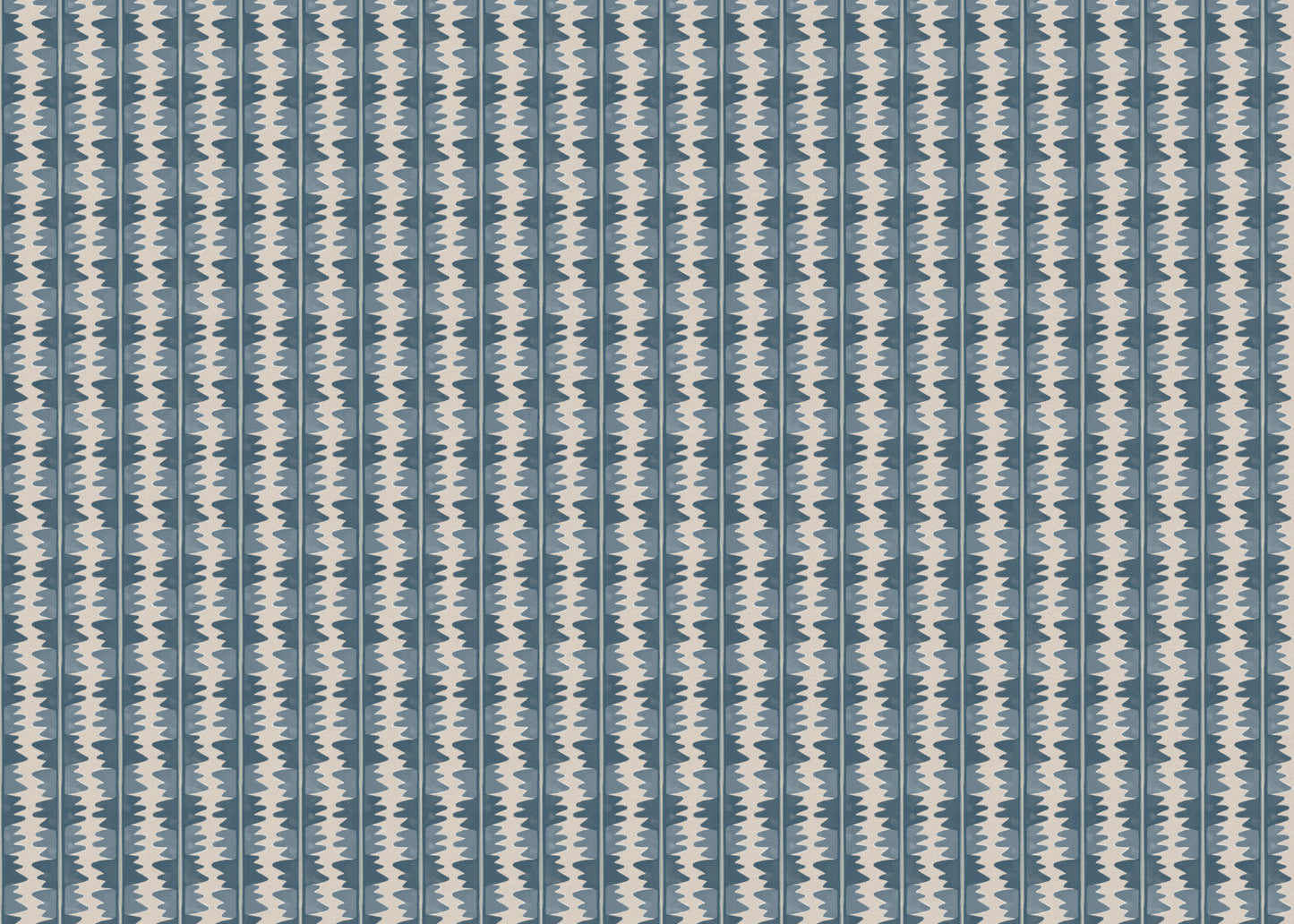 Jigzag FR Contract upholstery fabric in Blue