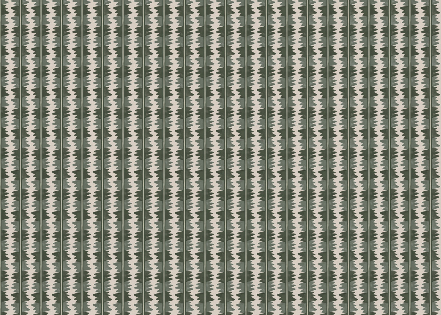 Jigzag FR Contract upholstery fabric in Green