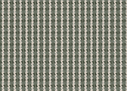 Jigzag FR Contract upholstery fabric in Green